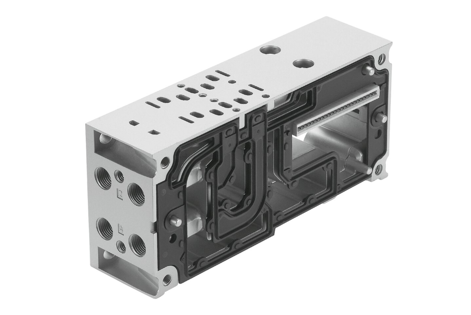 VABV-S4-2S-G18-2T2 Manifold alt tabanı ürün görseli